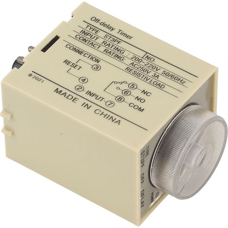 Zeitrelais mit einstellbarer Verzögerung, AC 200–220 V, ST3PF, Zubehörteil 10S (1/5)