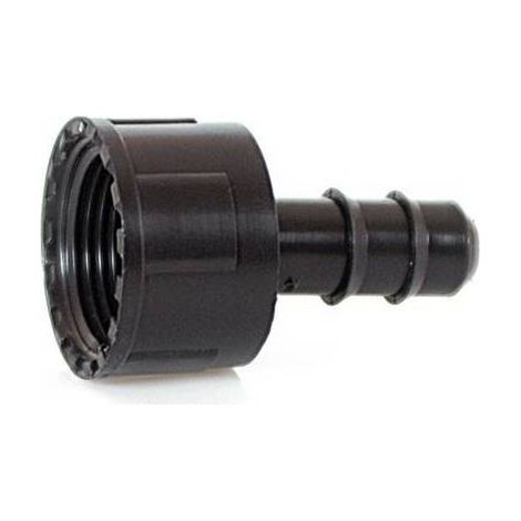 RACCORDO PORTAGOMMA CON GHIERA FEMMINA Misura: 3/4" x 16