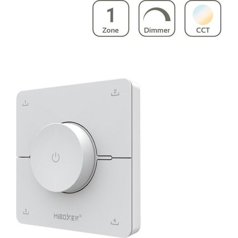 MiBoxer Single Color + CCT 4 Szenen Wandfernbedienung Rotating Wheel weiß K0 (1/5)