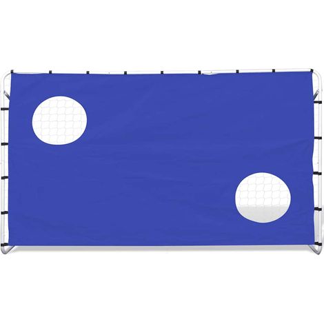 Maison Exclusive - Fußballtor mit Torwand 240x92x150 cm Stahl Hoc (1/5)