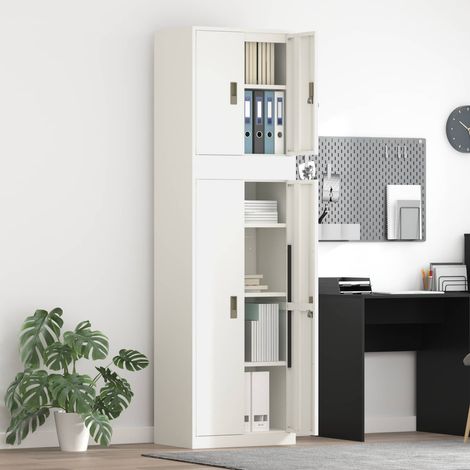 vidaXL Armadio 2 pz 60 x 40 x 210 cm Acciaio Bloccabile (1/5)