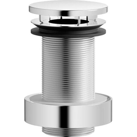 Laufen Ablaufventil, Durchmesser 63mm, Anschluss 1 1/4", nicht verschliessbar, Chrom (1/3)