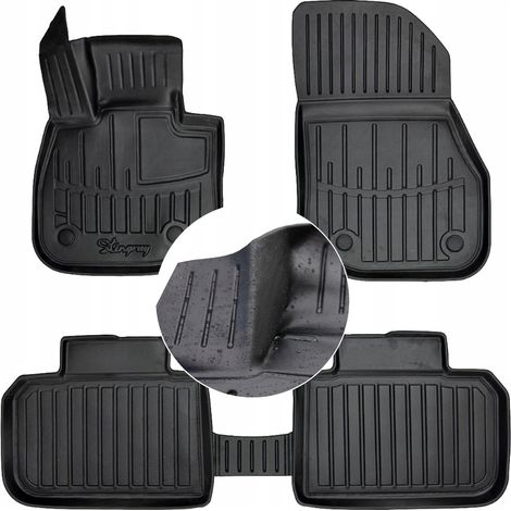 Tapis et essuie-glaces en caoutchouc pour BMW X1 U11 PHEV à partir de 2022 - UD Troughs (1/5)