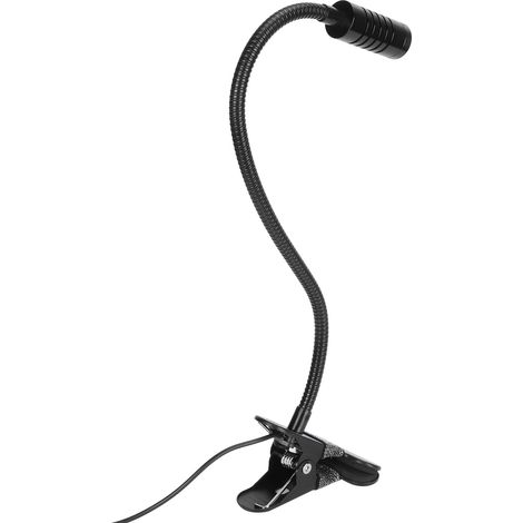 Lampe de lecture à pince pour étudiants, flexible à 360°, avec alimentation USB et pince de serrage (1/5)