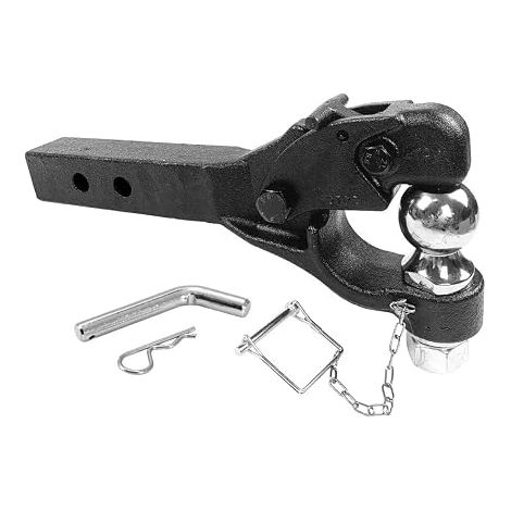 Trailer Hitch - Pintle Hook + Ball 50 mm, for Truck/Tractor/Machinery, 3.5T Traction (1/5)