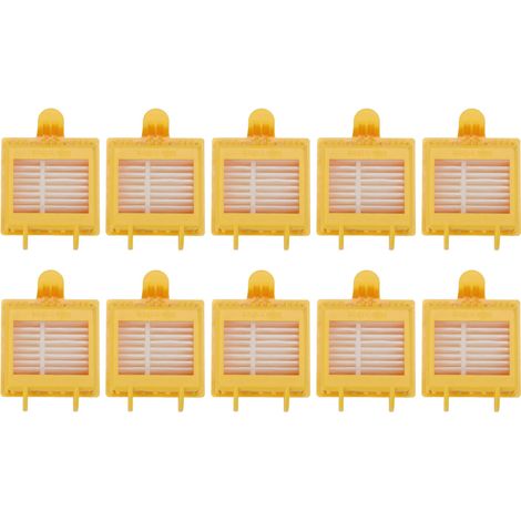 Lot de 10 Filtres pour Roomba 760 770 780 - Rechange HEPA Haute Efficacité en ABS - Compatible iRobot (1/5)
