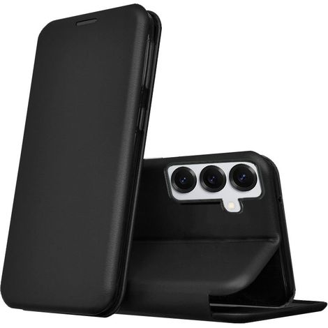 Funda COOL Flip Cover para Samsung S921 Galaxy S24 / S25 Elegance Negro