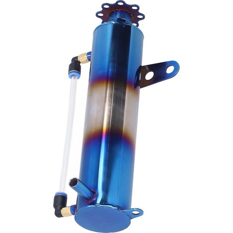 Réservoir de liquide de refroidissement de radiateur 500 ml, récupérateur de liquide de refroidissement, en alliage d'aluminium, universel pour voiture (1/5)
