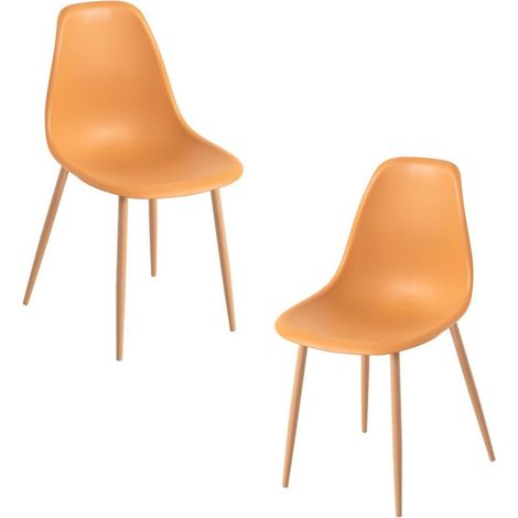 Packs Sillas Comedor - Pack 2 Sillas Mykle - Mostaza (1/5)