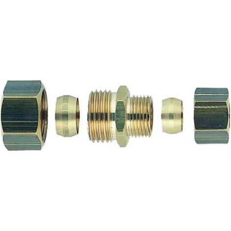 Raccord union laiton réduite biconique - Diamètre 14-16 mm