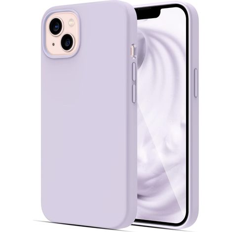 Etui En Silicone Liquide - Protection Intégrale Antichute Pour iPhone 13 6,1 Pouces - Noir - 1 Pièce (1/5)
