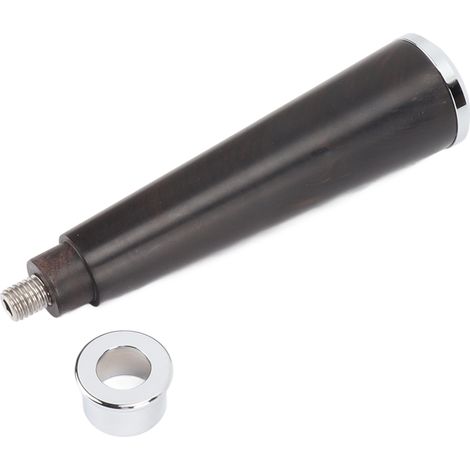 Manche de porte-filtre à café M10 fond rond ébène accessoire remplacement machine à café (1/5)