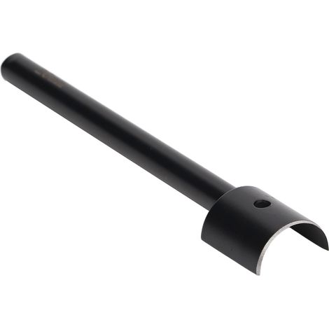 Poinçon à cuir demi-cercle avec lame tranchante en acier inoxydable, outil de perforation de cuir demi-cercle noir, 20 mm. (1/5)