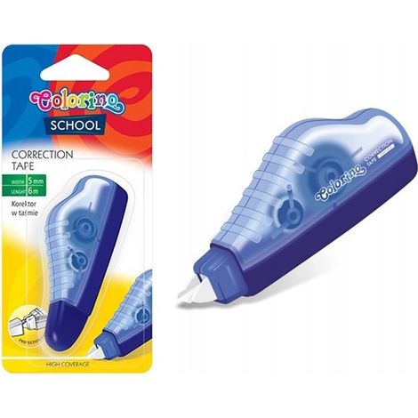 Cinta correctora Colorino de 5 mm x 6 m (1/2)