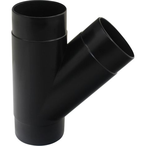 Raccord y aspirateur copeaux atelier bois dérivation y distributeur pour collecteur de sciure tuyau extracteur de poussière ID59mm OD63mm (1/5)