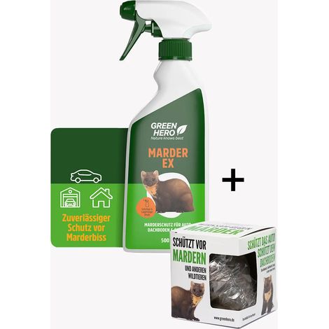 GreenHero® Marder-Ex und Marder-Schreck Kugel (1/2)