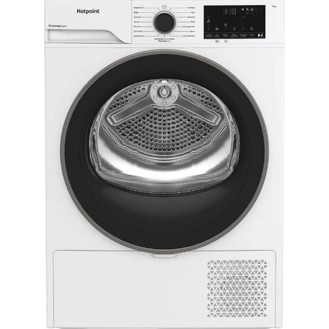 Hotpoint Ariston HPT 93D BS IT, Capacità 9kg, classe D, EasyIron, Slim, PetHair Removal Profondità mobile 46 cm (1/5)