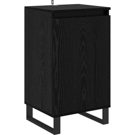 Maison Exclusive - Aparador Roble Negro 40 x 35 x 70 cm Madera de