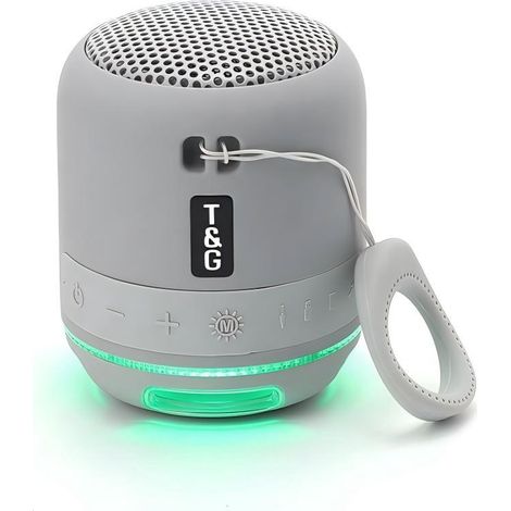 Enceinte Bluetooth T&G TG-294 (5W - Autonomie : 6h - Gris) (1/4)
