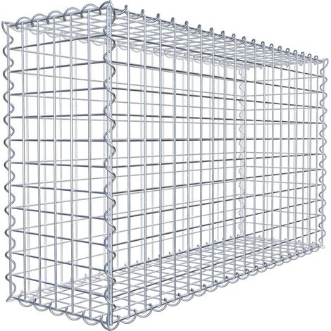 Gabiondeco - Gabion 100 cm x 60 cm x 30 cm (L x H x P). mailles 5 x 5 cm. Spirale - Made in Germany (1/5)