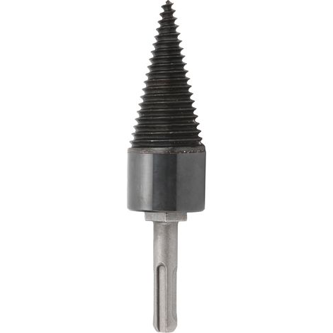 Perceuse à bois fend-bûches Twist 32mm – Cône fendeur pour perceuse, outil de fendage de bûches domestique en acier. (1/5)