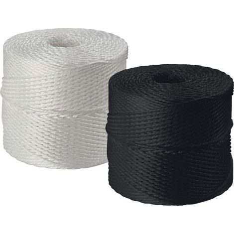 12KG SPAGO IN POLIPROPILENE Titolo 300 - Ã˜ 3 mm. ca. - nero