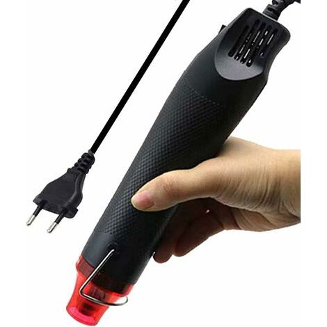 BUNTHAUS Pistolet à air chaud portatif, pistolet thermique portatif à câble ultra-long  2m pour emballage rétractable de bricolage, plastique, tissu, etc. (1/5)