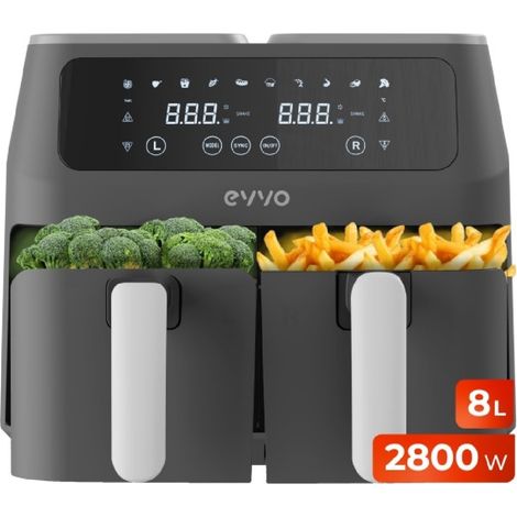 Friggitrice ad aria evvo tasty fryer 2800W 8 litri (1/5)