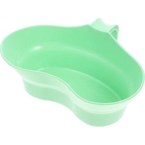 Vaso para enjuague bucal, cepillo de dientes y palangana para pacientes postrados en cama, palangana para vómito (1/4)