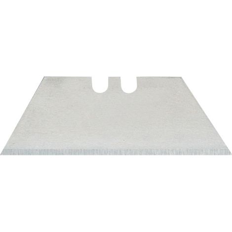 Boîte de 10 lames trapézoïdales en acier haute résistance, compatibles avec cutter universel, tranchantes et durables, parfaites pour découper papier, carton, plastique et matériaux divers en toute sé (1/2)