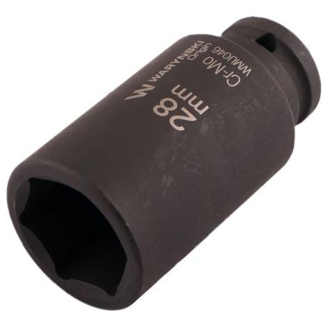 Langer Sechskant-Kraftsteckschlüssel 1/2" 28 mm CrMo DIN 3129 Waryński (1/3)
