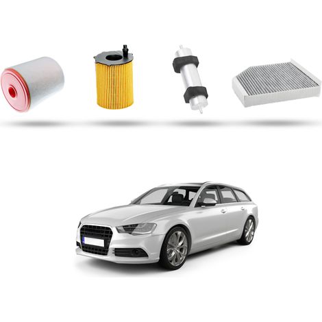 Kit Tagliando 4 filtri compatibile con Audi A6 (C7) 3.0 tdi 180kw dal 2011 (1/5)