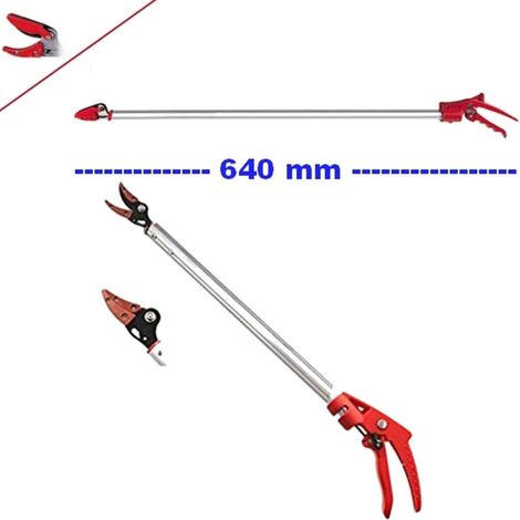 Cisaille De Jardinage Sécateur Cescpugli 64 Cm Manche Aluminium