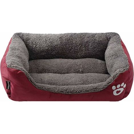 Dog bed, used for dogs, cats, small animals, candy color, washable, soft, warm, fabric S (1/5)