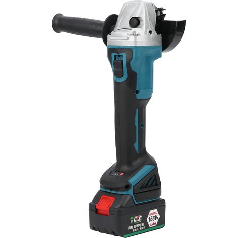 Meuleuse d'angle électrique sans balais, batterie lithium rechargeable, machine de polissage, prise AC110-240VEU (1/5)