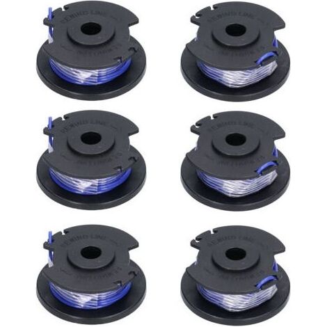 Lot de 6 Recharge pour Débroussailleuse Ryobi 18V 24V 40V Tête de Fil Trimmer (1/5)