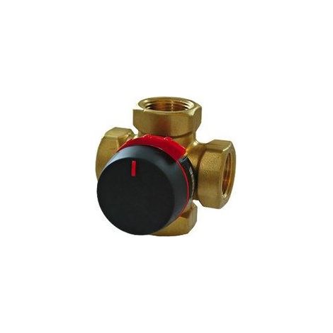 Válvula de 4 vías de latón 3/4' Dn20 - Conexión hembra - Esbe