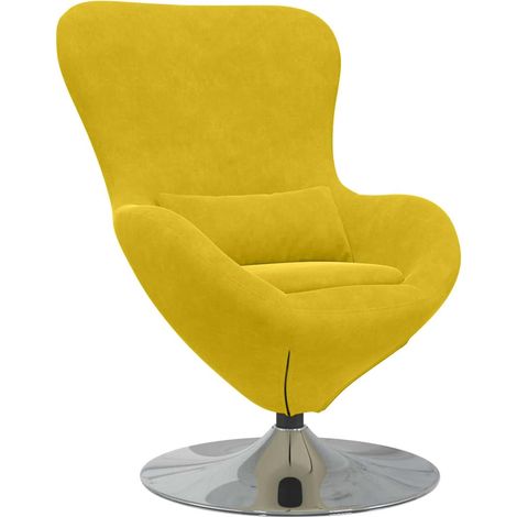 Maison Exclusive - Poltrona uovo Giallo Velluto