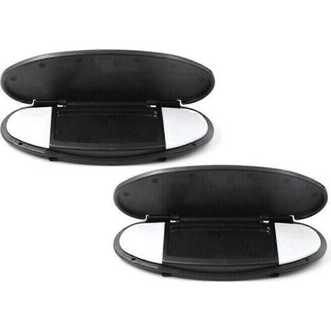 pièces Pare-soleil de voiture avec miroir de courtoisie noir pour MINI-- (1/5)