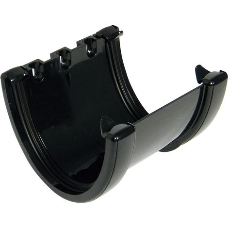 FloPlast Hi-Cap Union Bracket Black for Gutters