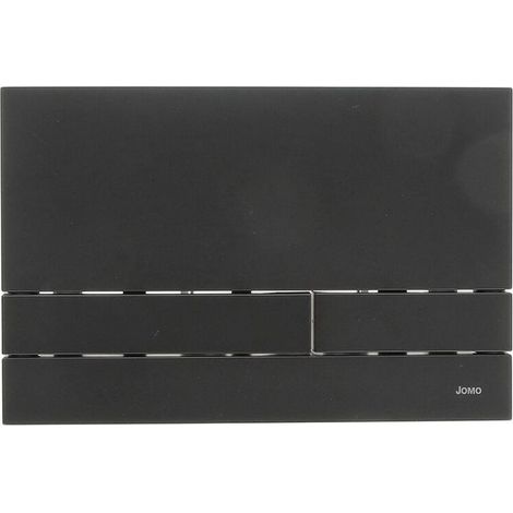 Plaque de commande noir mat