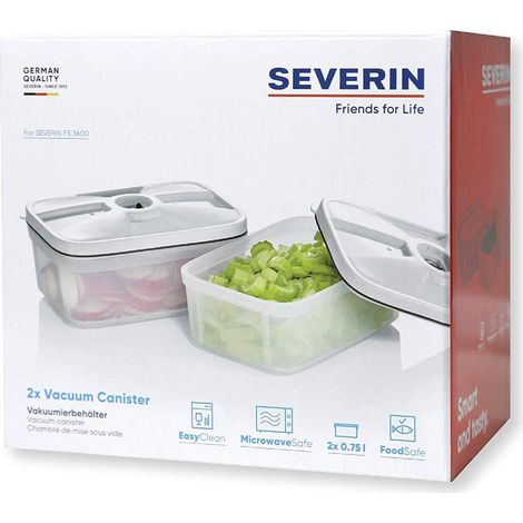 Contenitori sottovuoto severin trasparente 0.75 litro plastica (1/3)