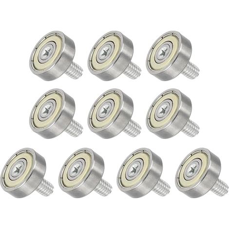 10 PC Rouleaux De Tiroir 19mm x 6mm Rouleau Poulie De Tiroir (1/5)