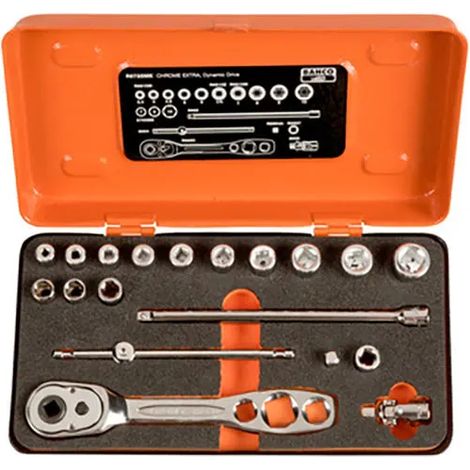Chiavi e bussole Bahco r6725mk finitura lucida profilo dinamico