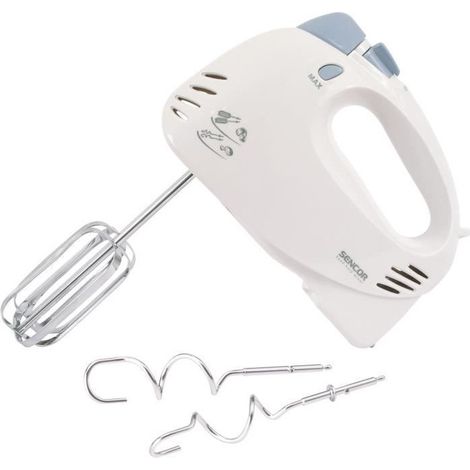 Batidora de mano Turbo Pulse Level para una potencia máxima, 400 W, color blanco (1/2)