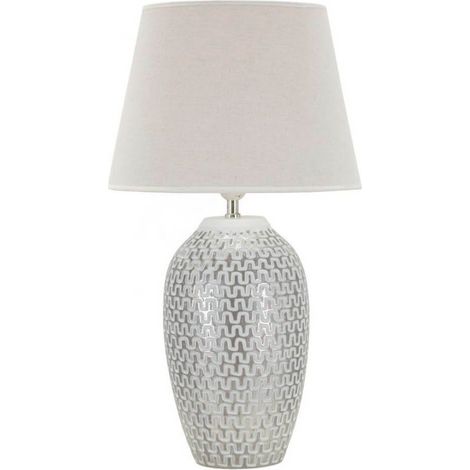 Lampada da tavolo in resina con paralume Wave (1/5)