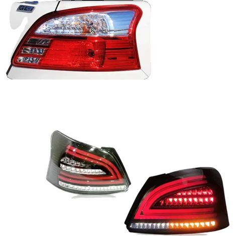 Luz trasera AKD para Toyota Vios, voltaje de 12 V, material PP duradero. (1/2)