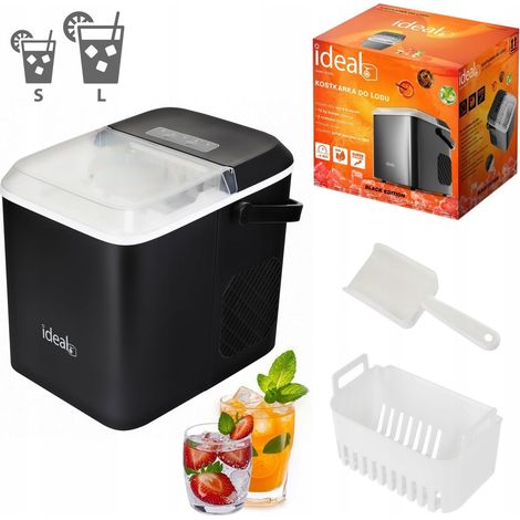 Machine a glacons domestique - glacons et glace pilee 12 kg 100 w (1/5)