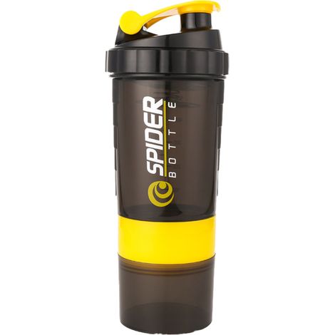 Shaker - 700 ml - Couvercle Étanche avec Grille Métallique - Pour Poudres Protéinées et Compléments Alimentaires - 1 Pièce (1/5)