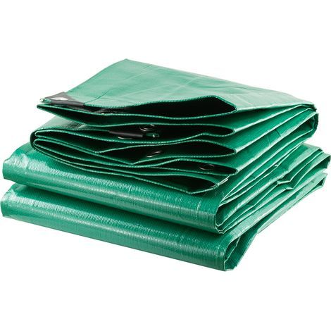 Terre Jardin – Lona protectora ultrarresistente de 240 g/m² – Dimensiones 3 x 5 m – Esquinas reforzadas y ojales metálicos – Tratamiento UV para uso exterior (1/5)